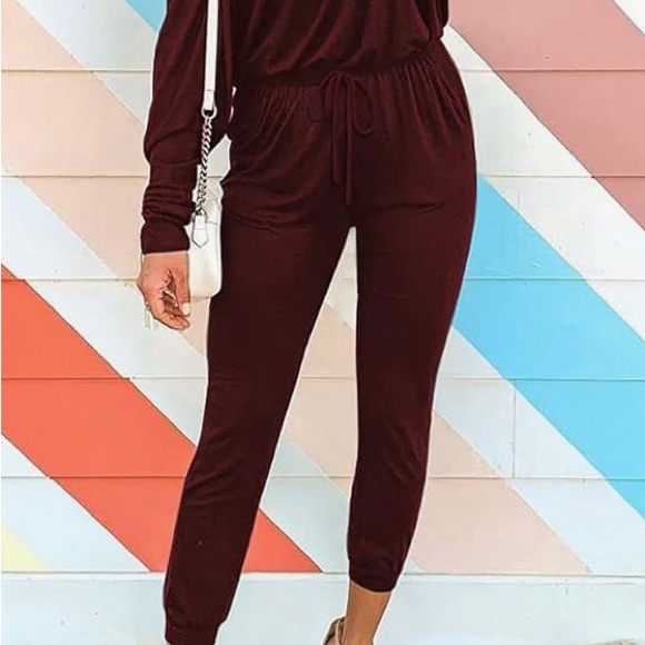 Brand New Off the Shoulder Jumpsuit - Picture 3 of 5